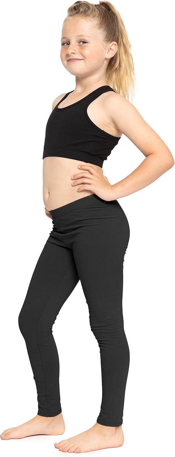 Oh so Soft Leggings for Girls Pants for Girls 2-16 Black