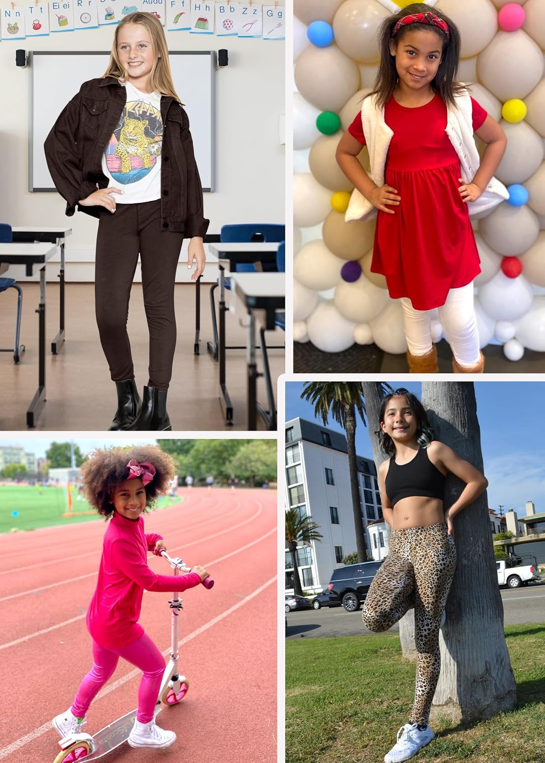 Oh so Soft Leggings for Girls Pants for Girls 2-16 Black